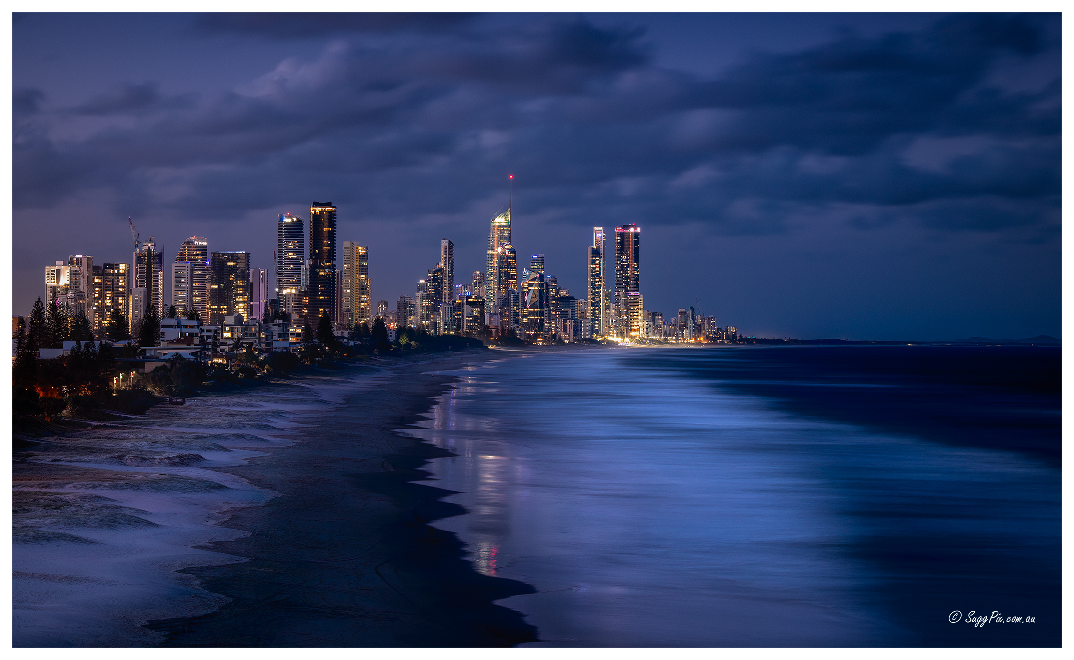 Gold Coast Skyline after Sundown - Peter Sugg