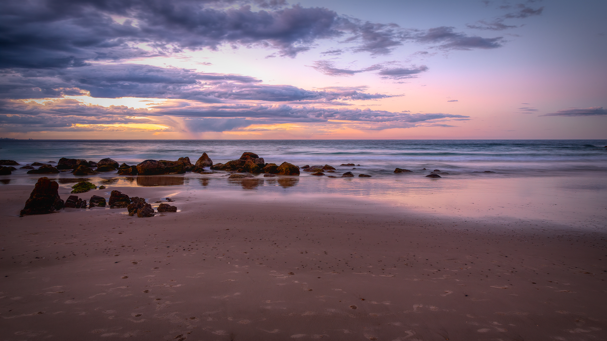 Coolangatta Beach Qld - Sundown